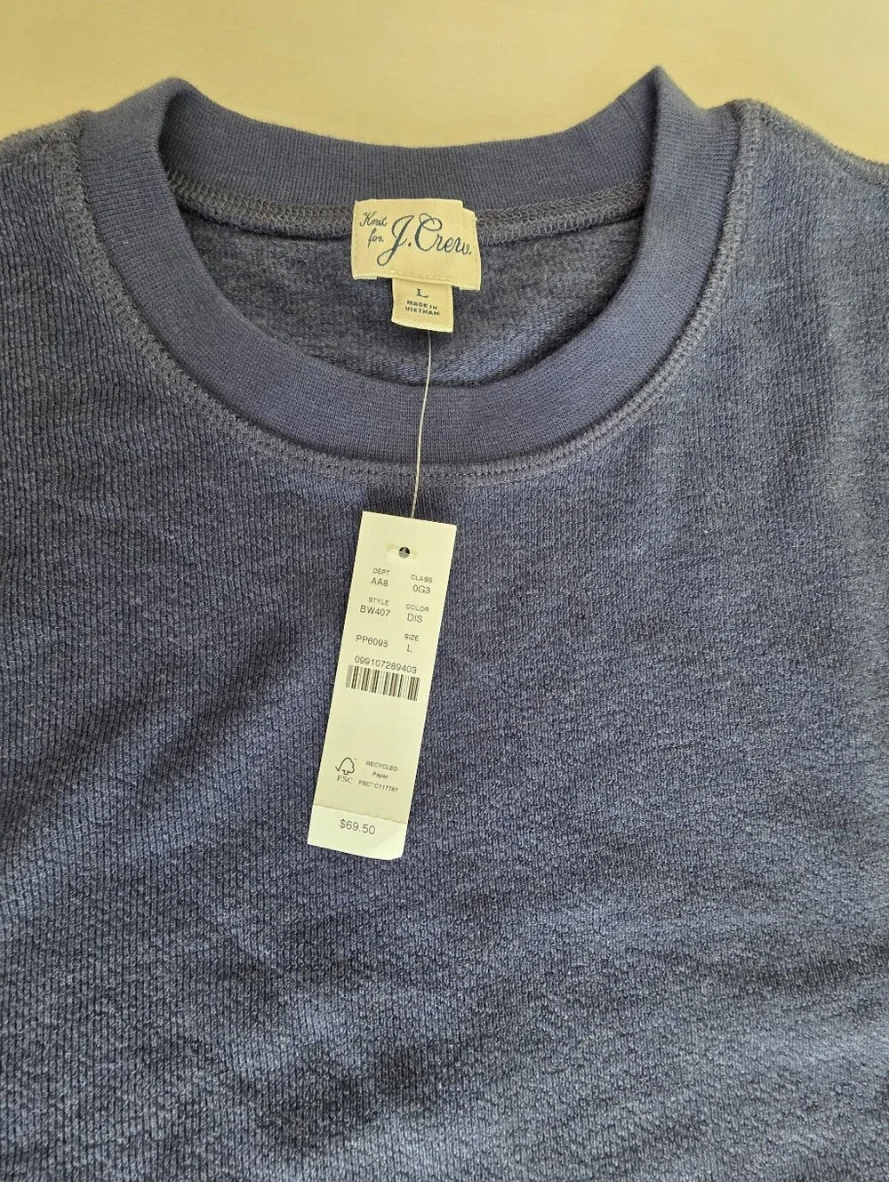 J. Crew soft thermal